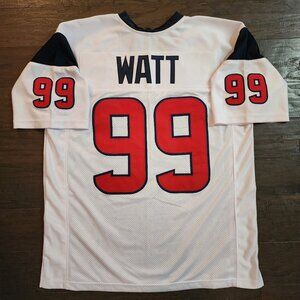 J.J. Watt Jersey #99 Custom Stitched White Football No Brand/Logos Size XL